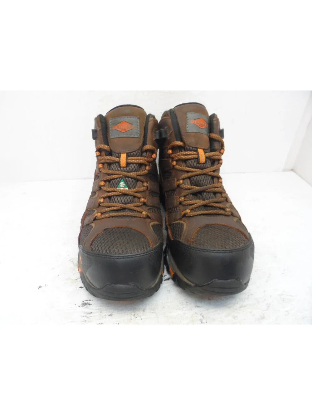 MERRELL Mens MOAB 2 VERTEX MID WATERPROOF Comp Toe Work Boots J19483W Brown 8W